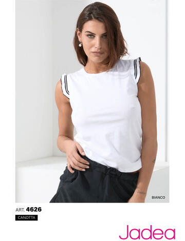 ARTU4626- 4626 t-shirt donna rouches cotone - Fratelli Parenti